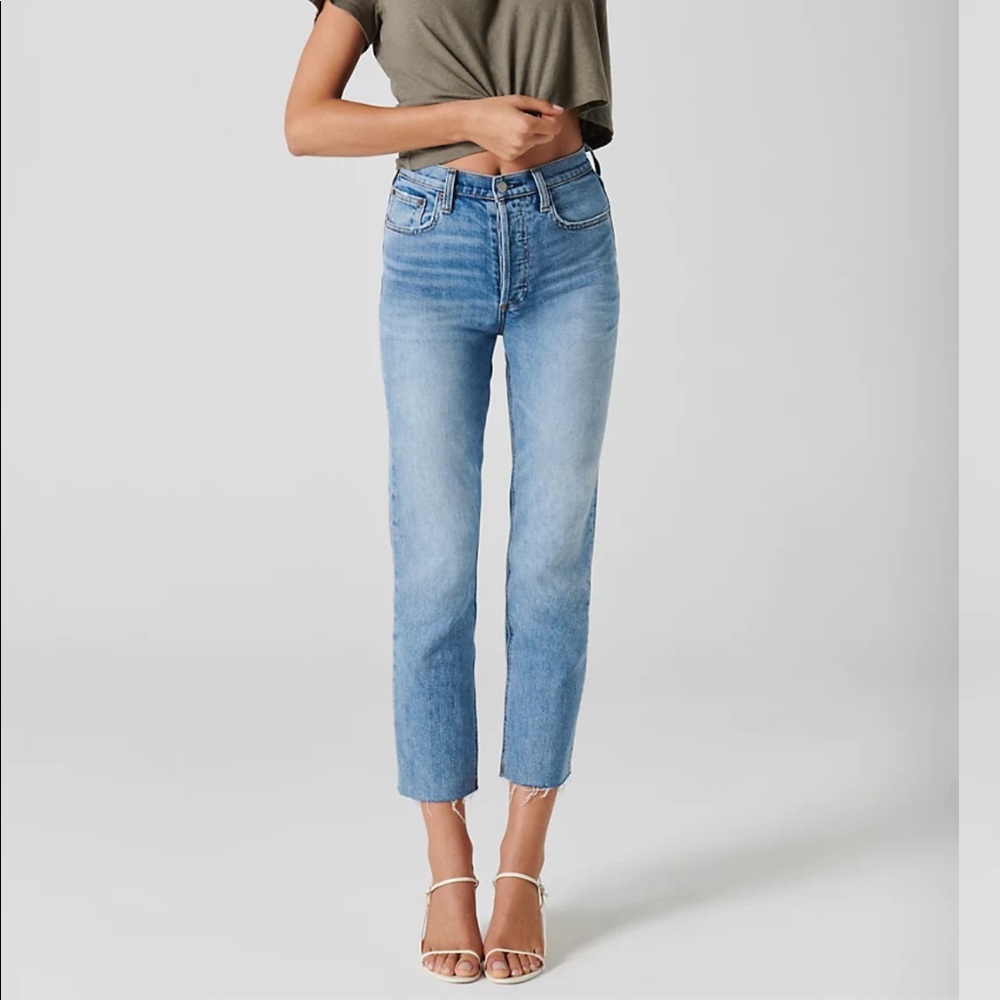 Aritzia Denim Forum | Arlo High Rise Straight Jeans 28L